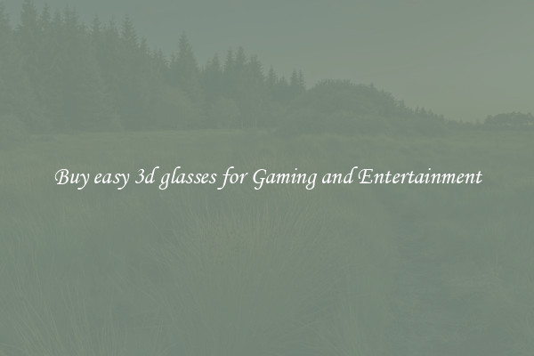 Buy easy 3d glasses for Gaming and Entertainment