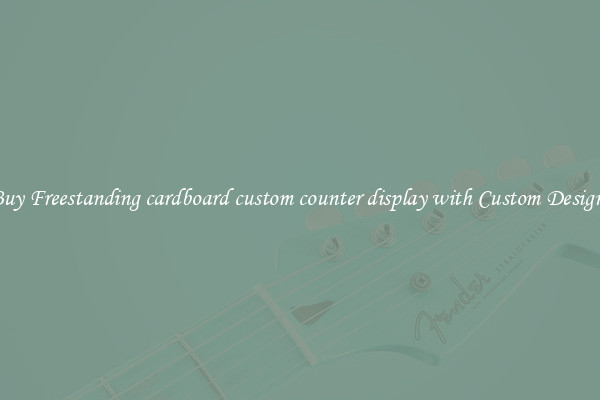 Buy Freestanding cardboard custom counter display with Custom Designs