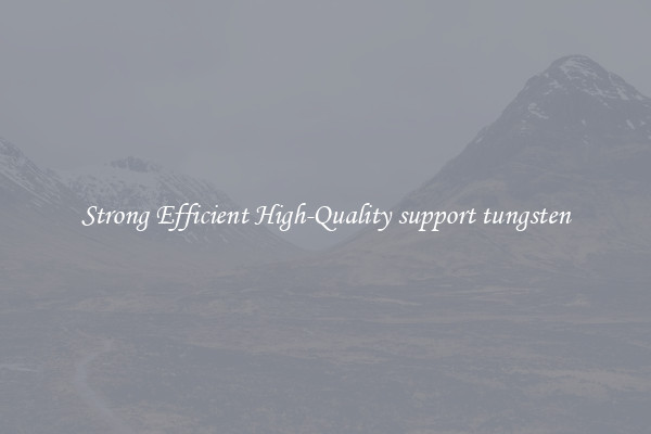 Strong Efficient High-Quality support tungsten