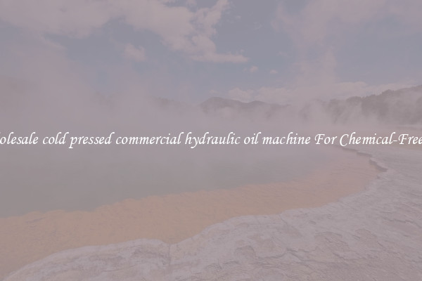 Wholesale cold pressed commercial hydraulic oil machine For Chemical-Free Oil