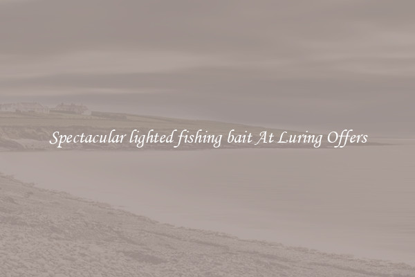 Spectacular lighted fishing bait At Luring Offers