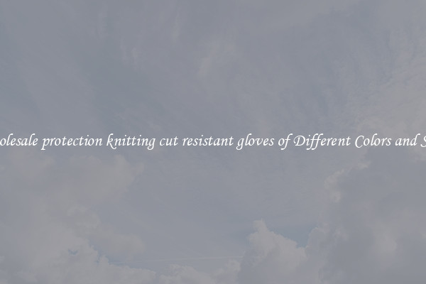 Wholesale protection knitting cut resistant gloves of Different Colors and Sizes